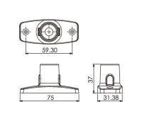 Купить Огонь топовый на стойке 4', светодиодный (упаковка из 6 шт.) арт. C25010C1_pkg_6