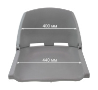 Купить Кресло пластиковое серое арт. C12503G