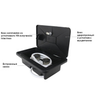 Купить Бокс для хранения судового душа SEAFLO, белый арт. SFES1-01