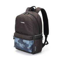 Купить Рюкзак TORBER GRAFFI, серый с карманом синего цвета, полиэстер, 44 x 31 x 18 см арт. T2671-BLU