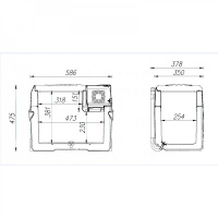 Купить Компрессорный автохолодильник Alpicool CX40 (12/24V) арт. 990159