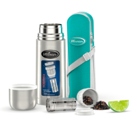 Купить Термос Biostal (0,35 литра), с ситечком и чехлом, стальной арт. NB-350BZ