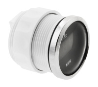 Купить Указатель температуры двигателя цифровой 25-120 гр.; черный циферблат; нержавеющий ободок; д. 52 мм арт. JMV00284_KY24000