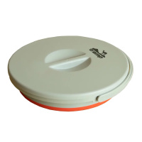 Купить Tramp Ведро складное силиконовое 5 л с крышкой, TRC-127, оранжевый арт. TRC-127