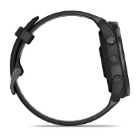 Купить Garmin Forerunner 965 черные, темно-серый DLC титановый безель, с черным ремешком арт. 010-02809-80