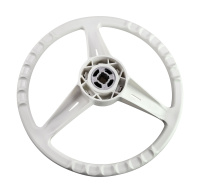 Купить Рулевое колесо Classic белый обод и спицы д. 350 мм арт. 70132