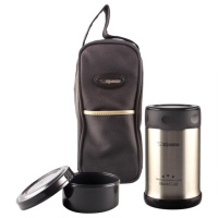 Купить Термос для еды Zojirushi SW-EXE (0,5 литра), черный с чехлом арт. SW-EXE50-BL