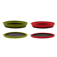 Купить Tramp Тарелка силиконовая с пластиковым дном 1070 мл, TRC-124, терракотовый арт. TRC-124