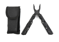 Купить Мультитул Stinger, 105x40 мм, 13 функций, сталь, чёрный, в комплекте нейлоновый чехол арт. MT-S004B