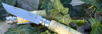 Купить Нож Opinel №7 Nature, нержавеющая сталь, рукоять самшит, гравировка листья, 001551 арт. 001551