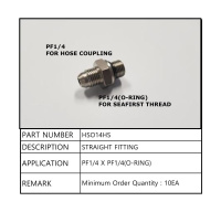 Купить Переходник 1/4"x1/4"; Sea First арт. HSO14HS