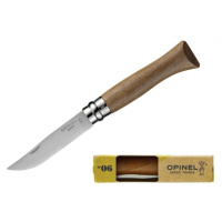 Купить Нож Opinel №6, нержавеющая сталь, ореховая рукоять в картонной коробке 002025 арт. 002025