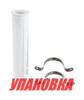 Купить Держатель спиннинга белый с кронштейнами в комплек (упаковка из 8 шт.) арт. 009849_pkg_8