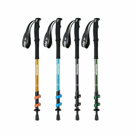 Купить Палка Треккинговая Naturehike ST01 6061 AL NH17D001-Z  с 3 узлами мужские 62-135 черный, 6927595720400 арт. 6927595720400