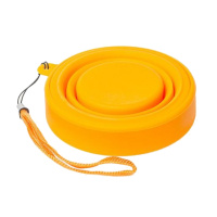 Купить Tramp Стакан силиконовый складной с крышкой, TRC-083-6050, оливковый арт. TRC-083