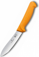 Купить Нож Victorinox разделочный, лезвие 18 см прямое, желтый арт. 5.8429.13