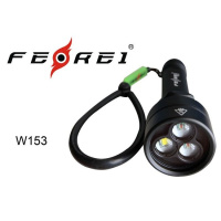 Купить Фонарь для дайвинга Ferei W153 1хCREE XM-L (Cool White) 2xCREE XP-E (Red) (W153V20) арт. W153V20