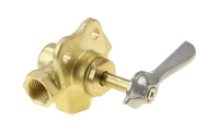 Купить Кран топливный 3-х позиционный латунный, 3/8 (упаковка из 10 шт.) арт. 2560713600_pkg_10