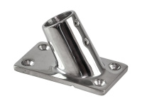 Купить Основание стойки леера 7/8(22,2мм), 60град, прямо (упаковка из 50 шт.) арт. 66042_Kof_pkg_50