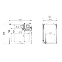 Купить Компрессорный автохолодильник Alpicool CX50 арт. 990007