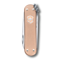 Купить Нож-брелок VICTORINOX Classic SD Alox Colors "Fresh Peach", 58 мм, 5 функций, персиковый арт. 0.6221.202G