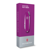 Купить Нож-брелок VICTORINOX Classic SD Colors "Tasty Grape", 58 мм, 7 функций, фиолетовый арт. 0.6223.52G