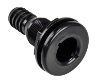 Купить Разъем водосброса пластиковый под шланг 25 мм; черный арт. SFDS2100001