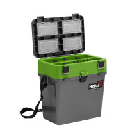 Купить Ящик рыболовный зимний серый/салатовый (HS-IB-19-GG) Helios арт. HS-IB-19-GG