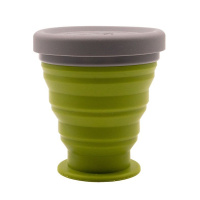 Купить Tramp Стакан силиконовый 200 мл, TRC-126, оливковый арт. TRC-126