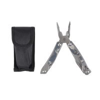 Купить Мультитул Stinger, 101x43 мм, 11 функций, сталь, серебристый, в комплекте нейлоновый чехол арт. MT-866D-M