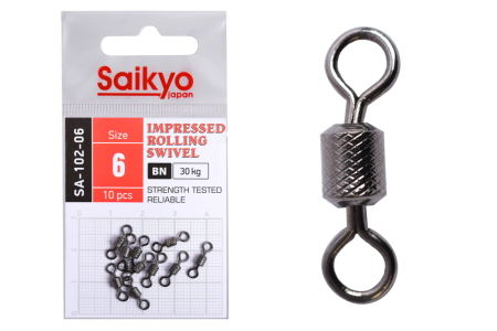 Купить Вертлюг Saikyo SA-102-06 - 10 шт (30кг) арт. SA-102-06