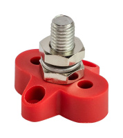 Купить Клемма-штифт одинарная, M10, красная (упаковка из 16 шт.) арт. BF411RM10_pkg_16