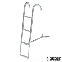 Купить Трап телескопический носовой, 4 серых ступени (ширина 260 мм.) арт. 040107GT