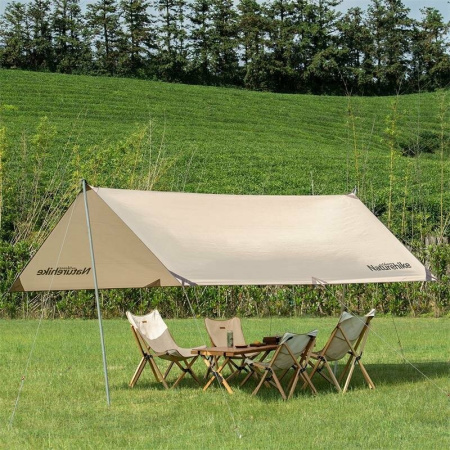 Купить Тент Naturehike Girder NH20TM006, 150D, 400*292 см для кемпинга, песочный (с двумя стойками), 6927595749647 арт. 6927595749647