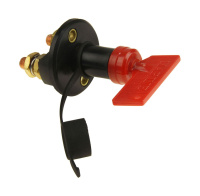 Купить Выключатель массы-ключ 'OFF-ON' (1 АКБ) 100А с защитным колпачком (упаковка из 100 шт.) арт. AES121111A_pkg_100