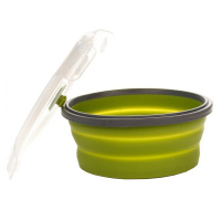 Купить Tramp Контейнер складной с крышкой-защелкой 800 мл, TRC-087, оливковый арт. TRC-087