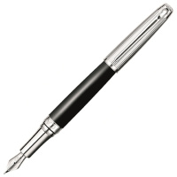 Купить Caran d’Ache Leman - Bicolor Black Lacquer SP, перьевая ручка, F арт. 4799.279