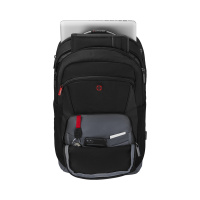 Купить Рюкзак WENGER Buffer 16", черный, полиэстер/нейлон, 32 x 23 x 45 см, 21 л арт. 604970