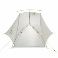 Купить Палатка сверхлегкая Naturehike VIK II 15D silicone NH19ZP003-1 двухместная, белая, 6927595749425 арт. 6927595749425