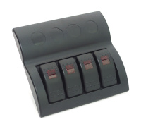 Купить Панель бортового питания 4 переключателя; автоматы арт. AES1214324