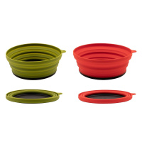 Купить Tramp Тарелка силиконовая с пластиковым дном 550 мл, TRC-123, терракотовый арт. TRC-123