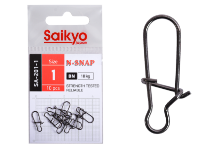 Купить Застежка Saikyo SA-201-1 - 10 шт (18кг) арт. SA-201-1