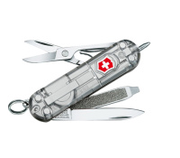 Купить Нож-брелок Victorinox Classic Signature Lite, 58 мм, 7 функций, серебристый арт. 0.6226.T7