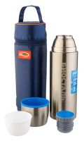 Купить Термос Biostal Авто (1 литр) с термочехлом, стальной арт. NBP-1000-1