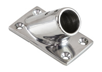 Купить Основание стойки леера 7/8" (22;2 мм); 45 град; прямоугольное арт. 66015_Kof