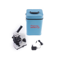 Купить Микроскоп школьный Эврика 40х-1280х в текстильном кейсе (уценка 04) арт. 22831у04