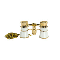 Купить Бинокль БГЦ 3*25 D01 (белый с цепочкой) арт. 10995