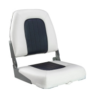 Купить Кресло мягкое складное Deluxe, обивка винил, цвет белый/угольный, Marine Rocket (упаковка из 10 шт.) арт. 75137WC-MR_pkg_10