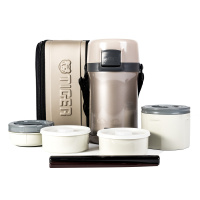 Купить Термос для еды с контейнерами Tiger LWU-F200 Warm Silver арт. LWU-F200 SE