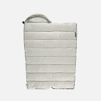 Купить Ультралёгкий спальный мешок Naturehike CNK2350WS023 M400 хлопковый с капюшоном весна осень зеленый, молния справа арт. 6927595776087